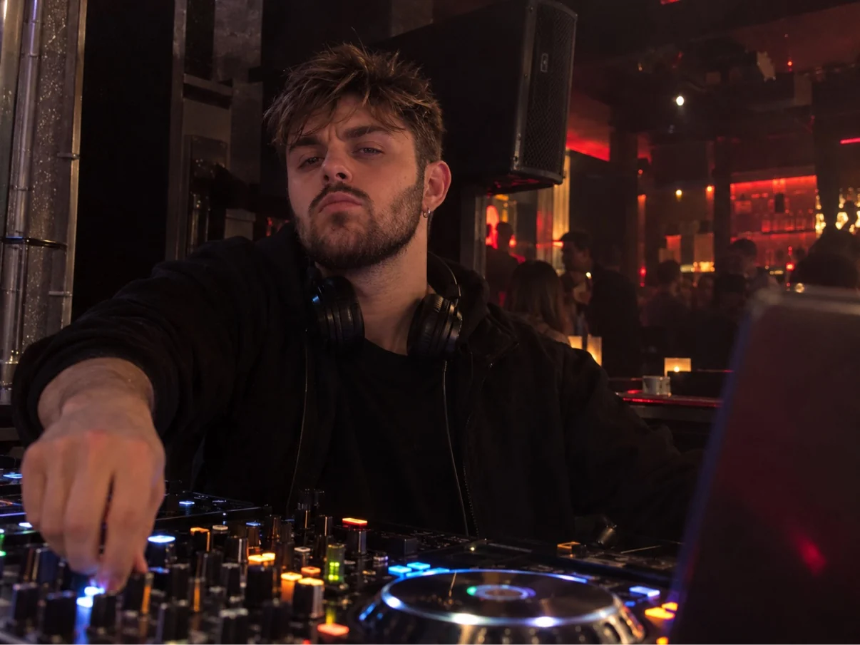 Cody McKenzie at the DJ decks